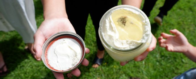 Butter in a jar